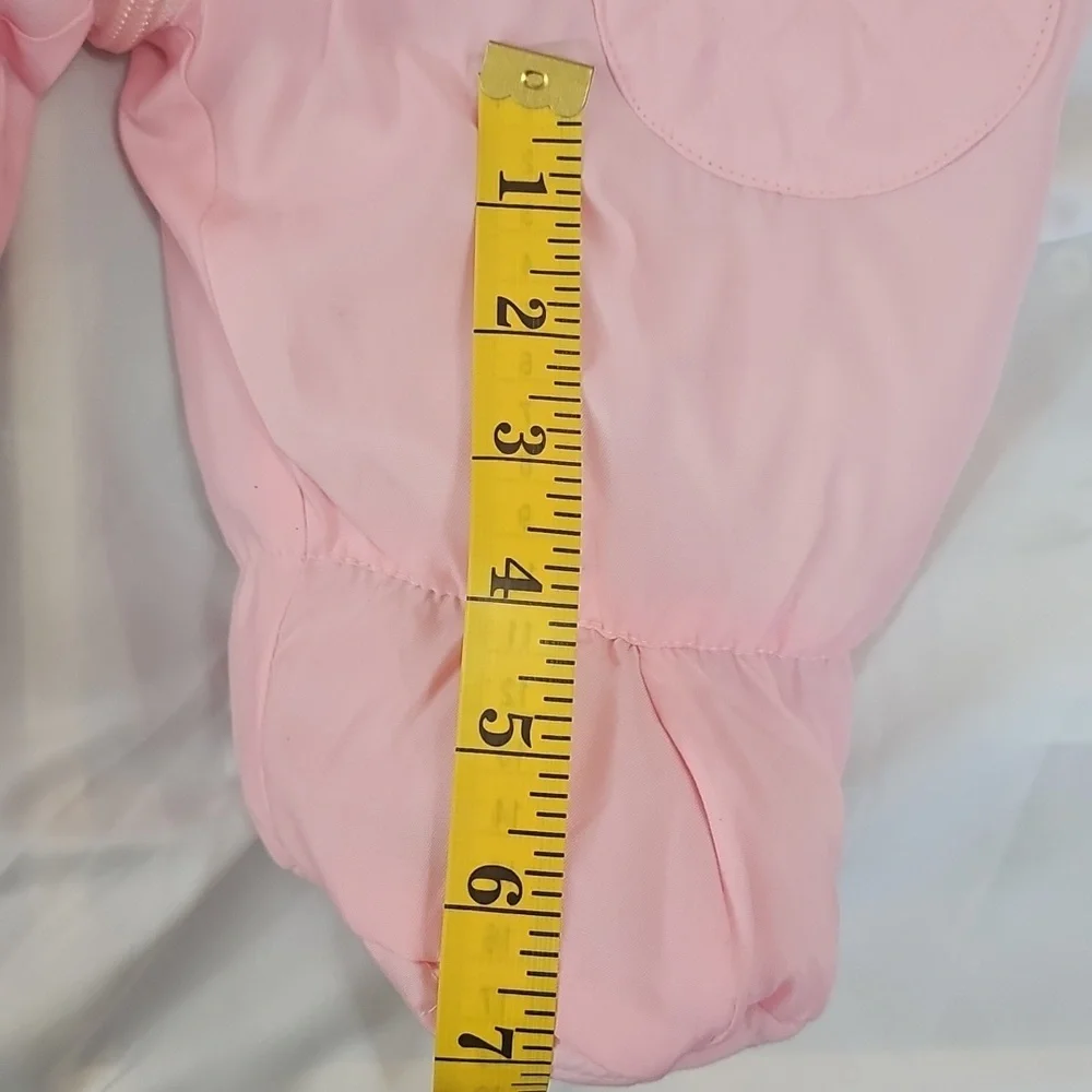 Baby Looney Tunes Snowsuit Baby Girls 3M Pink Excellent Insulated Bunting Puffer